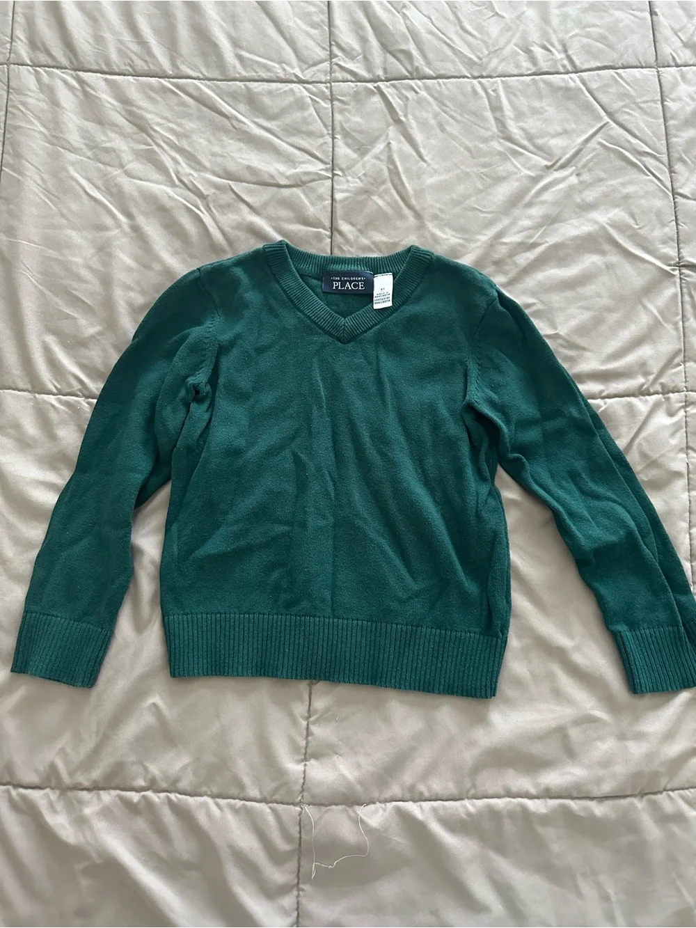 The Children's Place Dark Teal V-Neck Sweater Size 3T